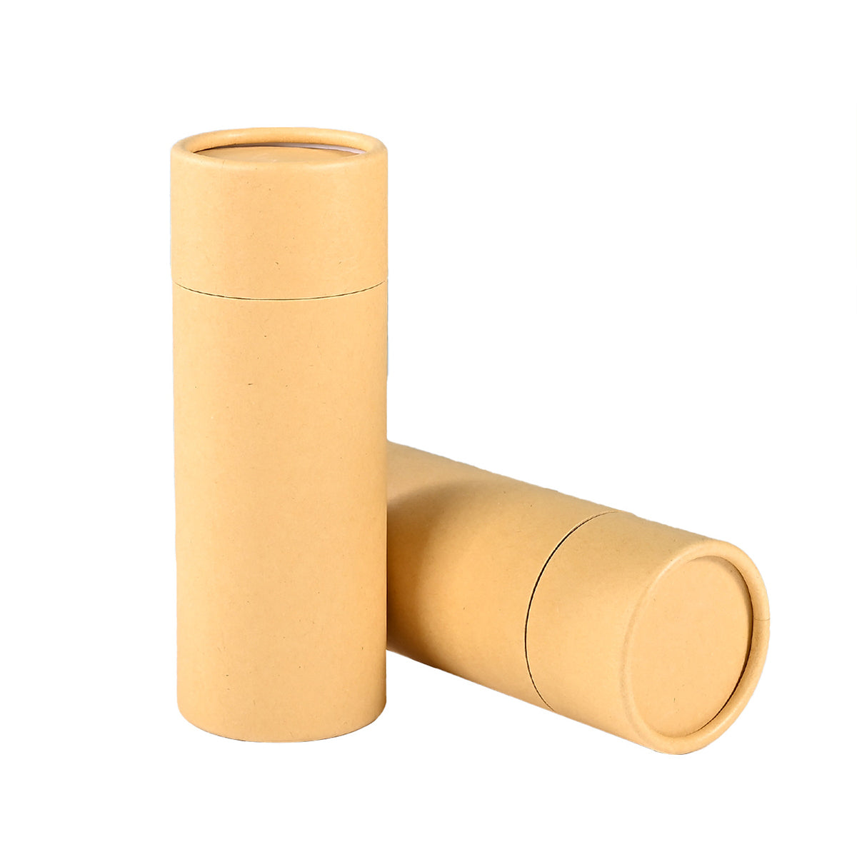 10PCS Kraft Paper Tube Packaging Containers for Storage and Mailing