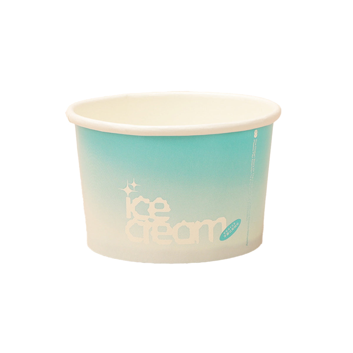 100PCS 4oz Ice Cream Paper Cups Food-Grade Waterproof Takeaway