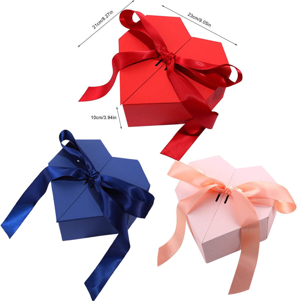 Empty Love Gift Box for Birthday Decorative Packaging