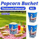 Popcorn Box Snack Box Disposable Food Container For Fast Food Takeaway