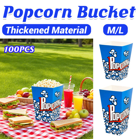 Popcorn Box Snack Box Disposable Food Container For Fast Food Takeaway