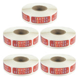 5 Rolls Tamper Proof Laser Security Sealing Stickers
