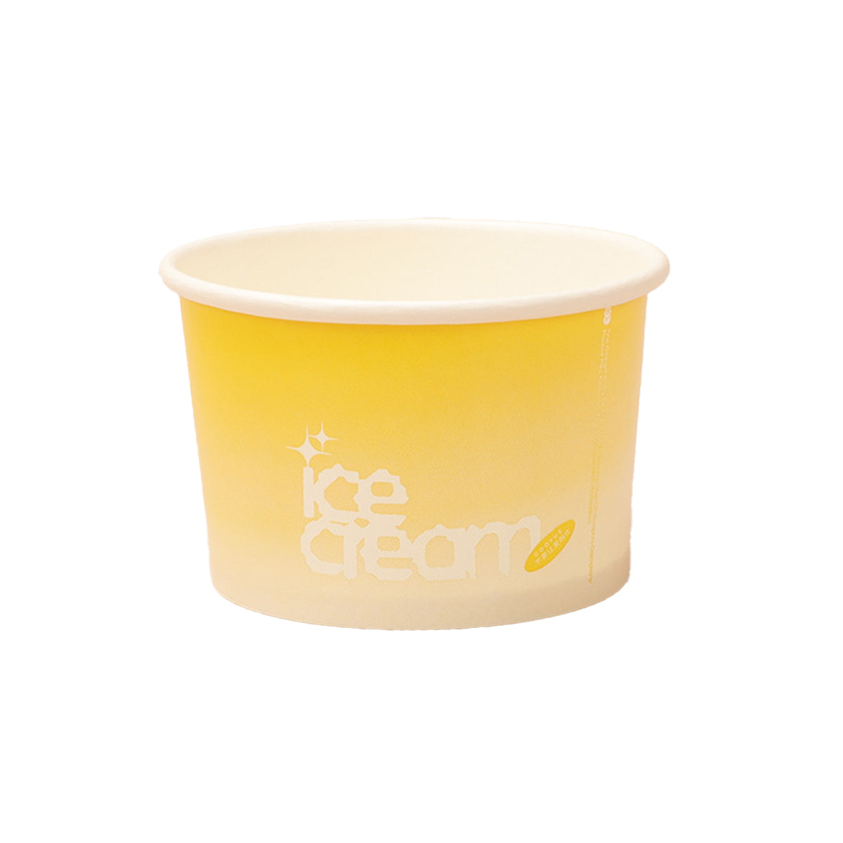 100PCS 4oz Ice Cream Paper Cups Food-Grade Waterproof Takeaway