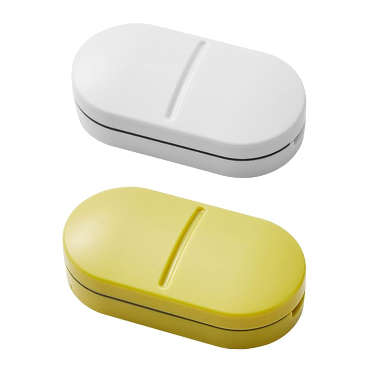 3pcs Tablet Cutter Pill Splitter Portable Medicine Organizer