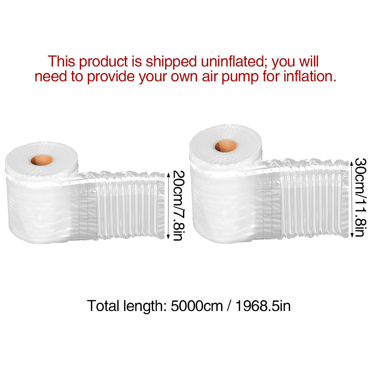 Thickened Bubble Column Shockproof Protective Packaging Roll