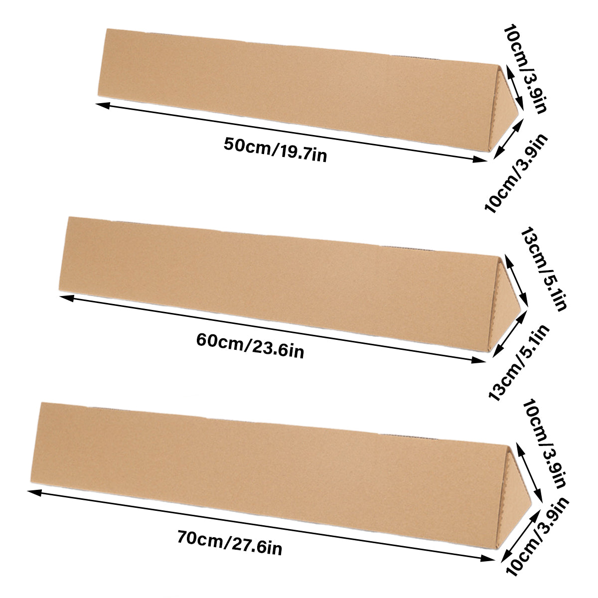 20pcs Triangular Carton Boxes for Fragile Item Shipping