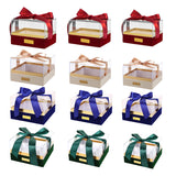 Clear Acrylic Gift Box with Bow for Display Packaging