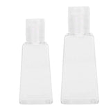 100pcs 30ml 60ml Trapezoidal Clear Refillable Cosmetic Bottles