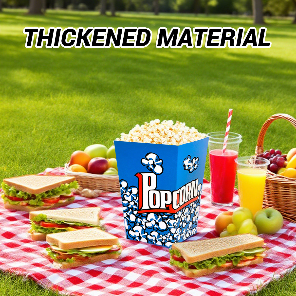 Popcorn Box Snack Box Disposable Food Container For Fast Food Takeaway