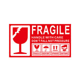 Fragile Warning Self-Adhesive Shipping Stickers Handle With Care Labels