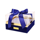 Clear Acrylic Gift Box with Bow for Display Packaging