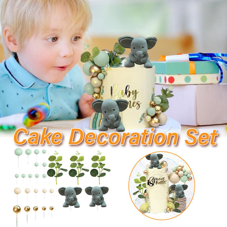 DIY Birthday Cake Decoration Set Baking Supplies 1Set