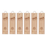 Red Wine Wooden Gift Box 6PCS Clamshell