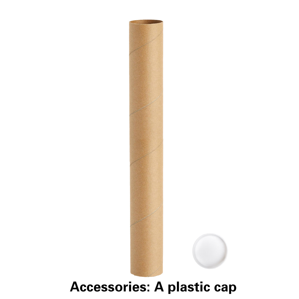 Kraft Paper Storage Tubes Cardboard Document Shipping 10PCS