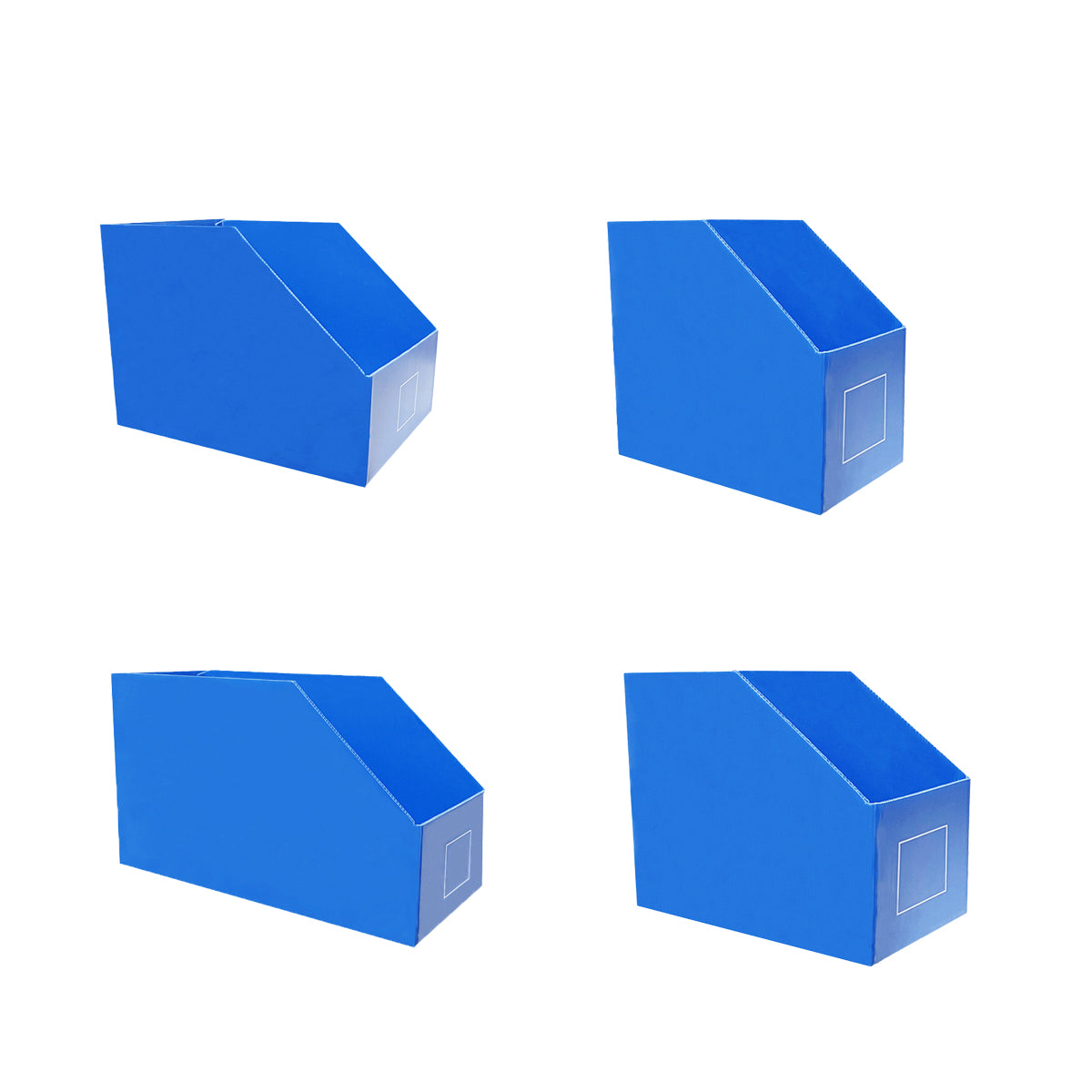 Waterproof Shelf Storage Boxes Stackable Tool Bins 5PCS