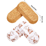300PCS Bread Paper Cups Food Grade Oil Proof Heat Resistant