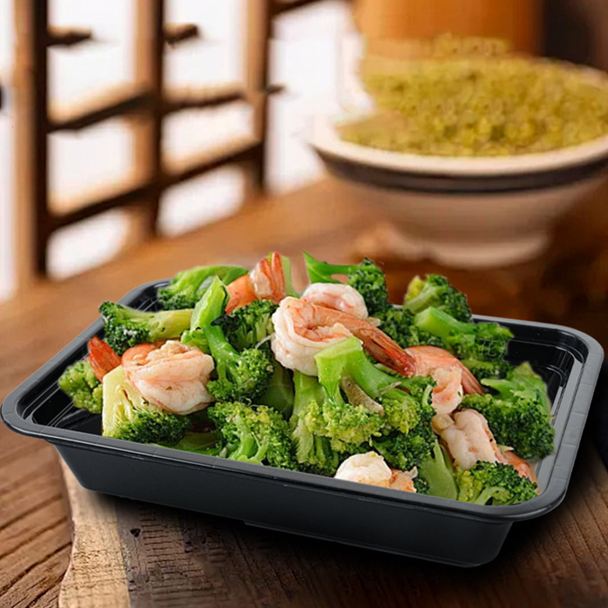 30PCS Food-Grade Takeout Packaging Boxes with Clear Lids for Meal Prep