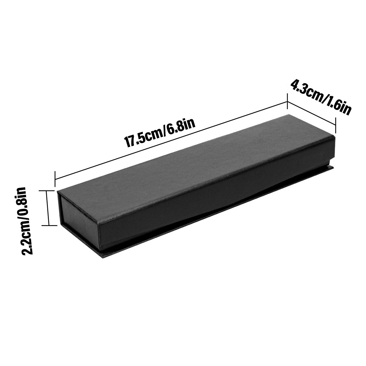 10pcs Black Pen Gift Boxes Clamshell Display Packaging
