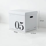 Large Capacity Paper Storage Boxes Portable Minimalist 2PCS