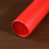 10PCS Red Cardboard Gift Wrap Paper Tubes 5.3x36.5cm