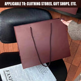 10PCS Clothing Gift Bags Durable Kraft Paper Shopping & Packaging