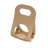 50pcs Kraft Paper Gift Boxes with Single Double Handle