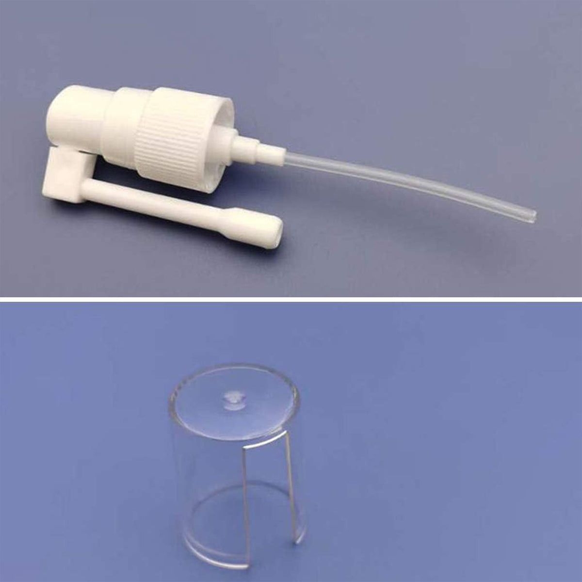 50pcs 360° Rocker Sprayer Small White Mist Bottles