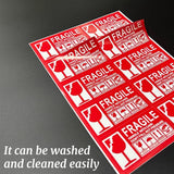 Fragile Warning Self-Adhesive Shipping Stickers Handle With Care Labels