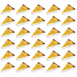 100 Pcs Triangle Pizza Box Food Grade Material Oil Proof Takeaway
