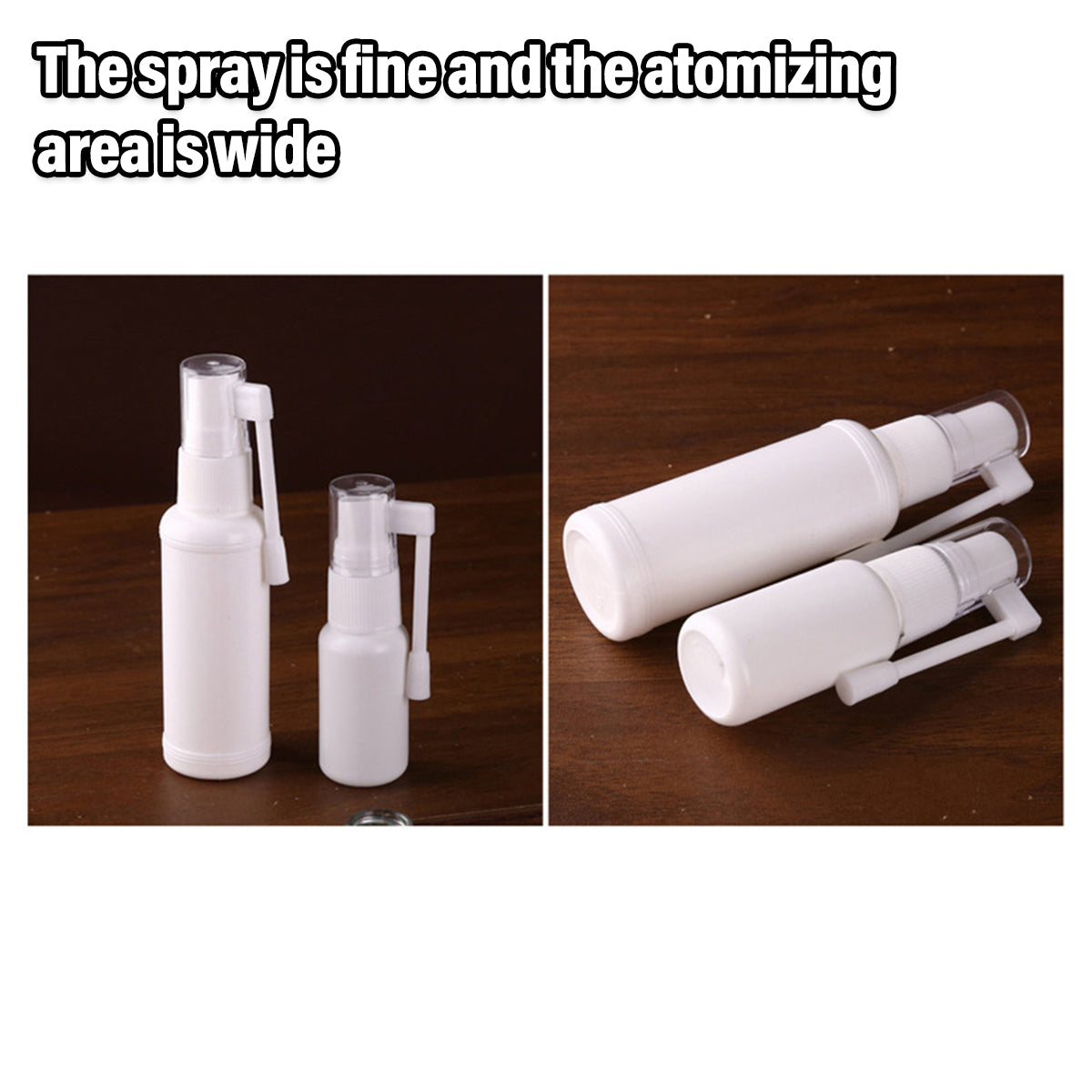 50pcs 360° Rocker Sprayer Small White Mist Bottles