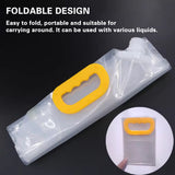 20PCS Large Capacity Portable Transparent Beverage Bags Outdoor Use
