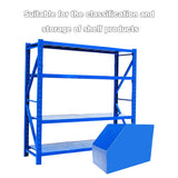 Waterproof Shelf Storage Boxes Stackable Tool Bins 5PCS