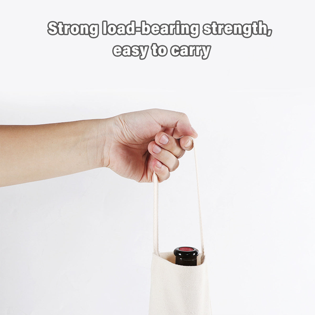 Wine Bag Canvas Burlap 10PCS