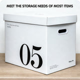 Large Capacity Paper Storage Boxes Portable Minimalist 2PCS