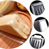 100pcs Transparent Triangle Plastic Sandwich Boxes