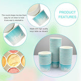 100PCS 4oz Ice Cream Paper Cups Food-Grade Waterproof Takeaway