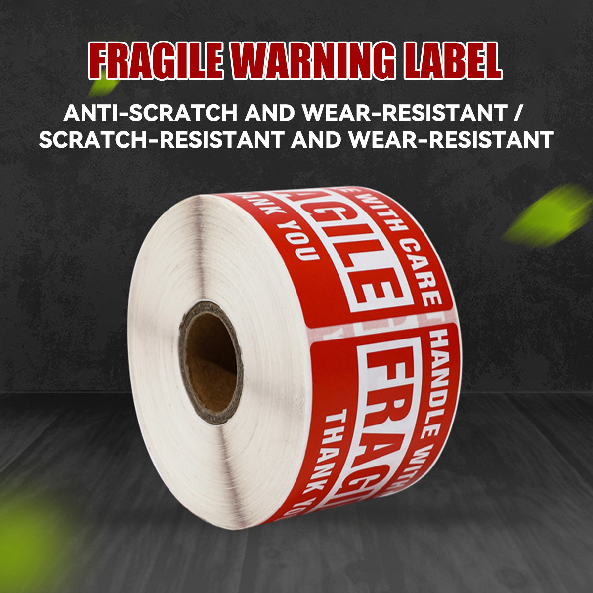 Fragile Warning Stickers Roll 3x5in Shipping Labels 500PCS