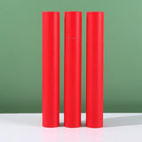 10PCS Red Cardboard Gift Wrap Paper Tubes 5.3x36.5cm