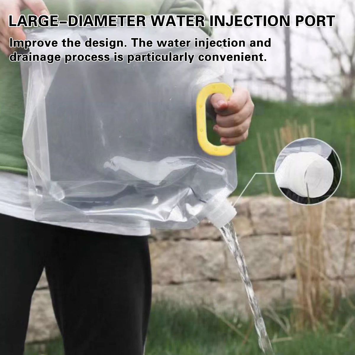 20PCS Large Capacity Portable Transparent Beverage Bags Outdoor Use