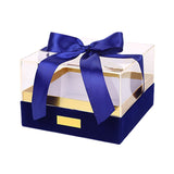 Clear Acrylic Gift Box with Bow for Display Packaging