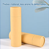 10PCS Kraft Paper Tube Packaging Containers for Storage and Mailing
