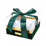 Clear Acrylic Gift Box with Bow for Display Packaging