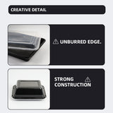 30PCS Food-Grade Takeout Packaging Boxes with Clear Lids for Meal Prep