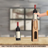 10PCS Wine Paper Bags Brown Kraft Single/Double Bottle Carrier