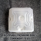 100PCS Disposable Food Containers 4 or 6 Grid Takeaway Meal Boxes