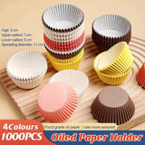 Cupcake liners in assorted colours