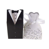 100PCS Evening Gown Themed Candy Box Cardboard