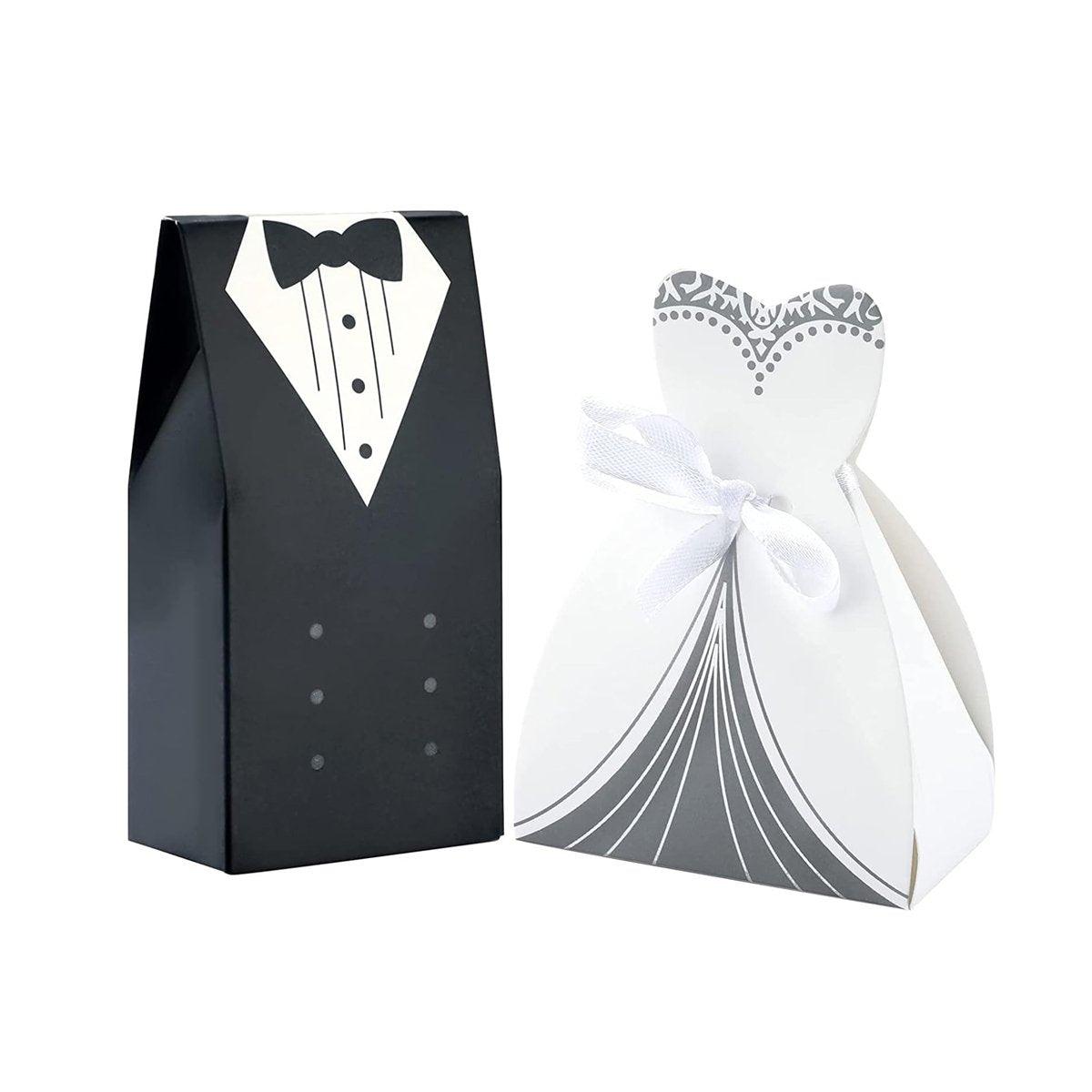 100PCS Evening Gown Themed Candy Box Cardboard