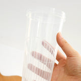 100 Sets 650ml Transparent Drinking Cups with Lids Party Use