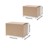 20PCS Corrugated Cardboard Boxes Sturdy Self Sealing